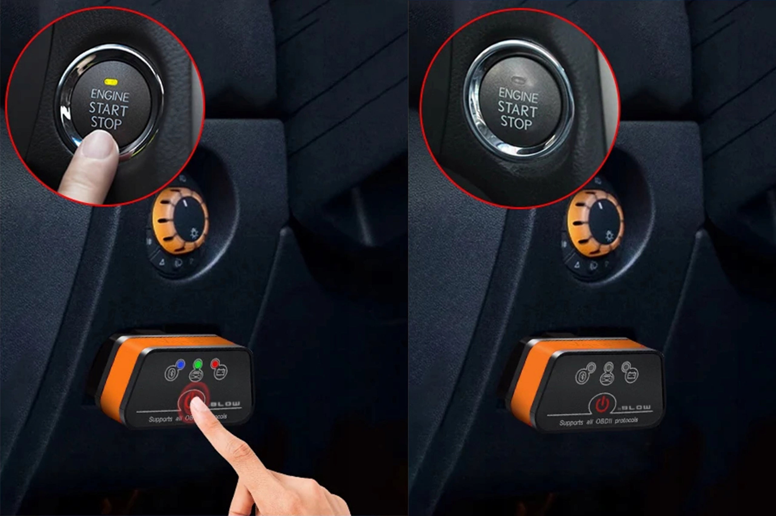 Автодиагностика OBD2 ELM327 Bluetooth 4.0 BLOW