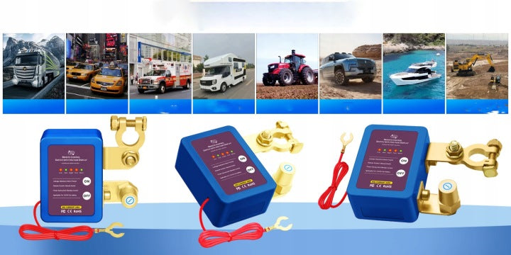 Автоматичен прекъсвач за акумулатор с дистанционно 12V 240A