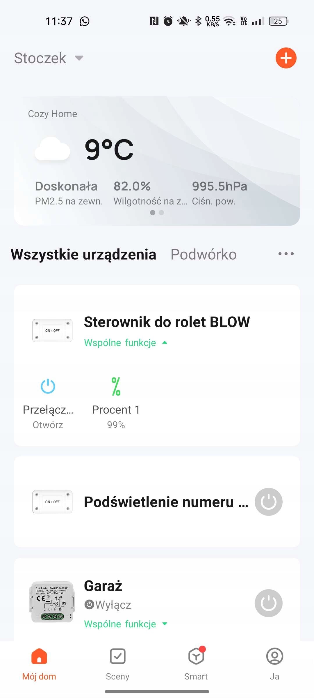 WiFi модул за ролетни щори Tuya вграден Bluetooth