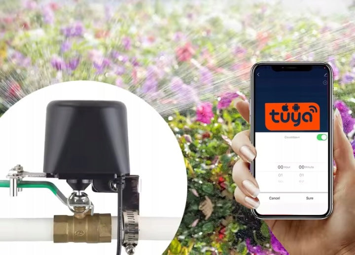 Смарт Задвижка за Кран Вода и Газ WiFi Tuya Smart Life