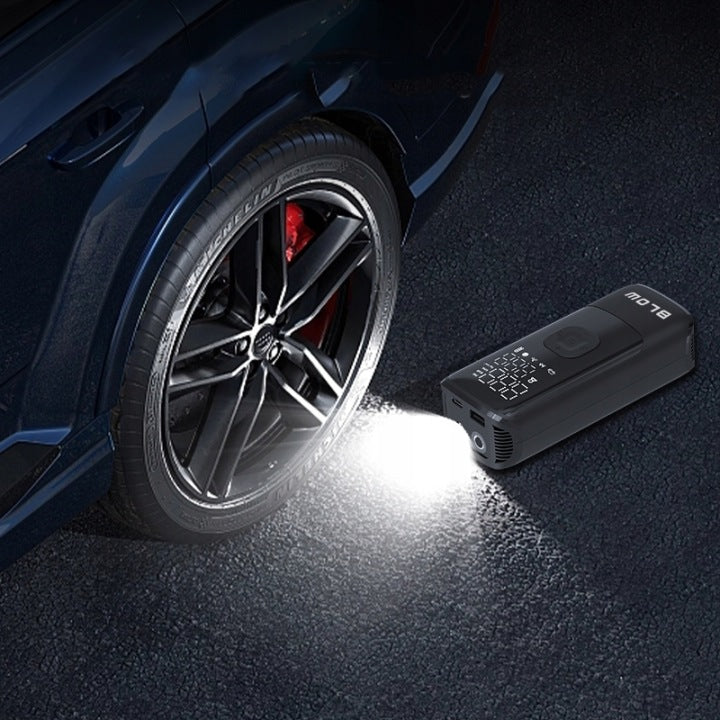 Преносим Акумулаторен компресор 12V 150 PSI Powerbank 8000mAh
