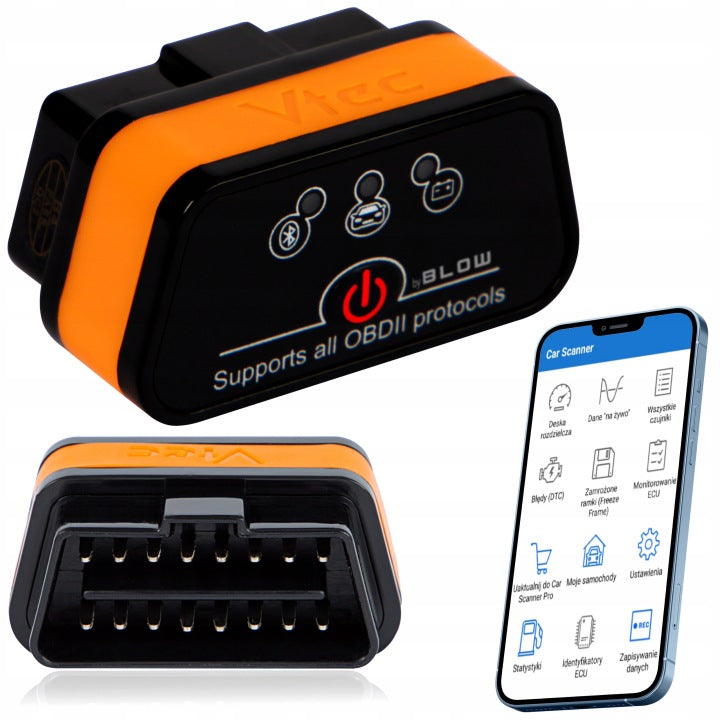Автодиагностика OBD2 ELM327 Bluetooth 4.0 BLOW