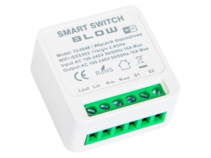 Мини WiFi Смарт Реле 16A за Осветление Tuya Smart Life