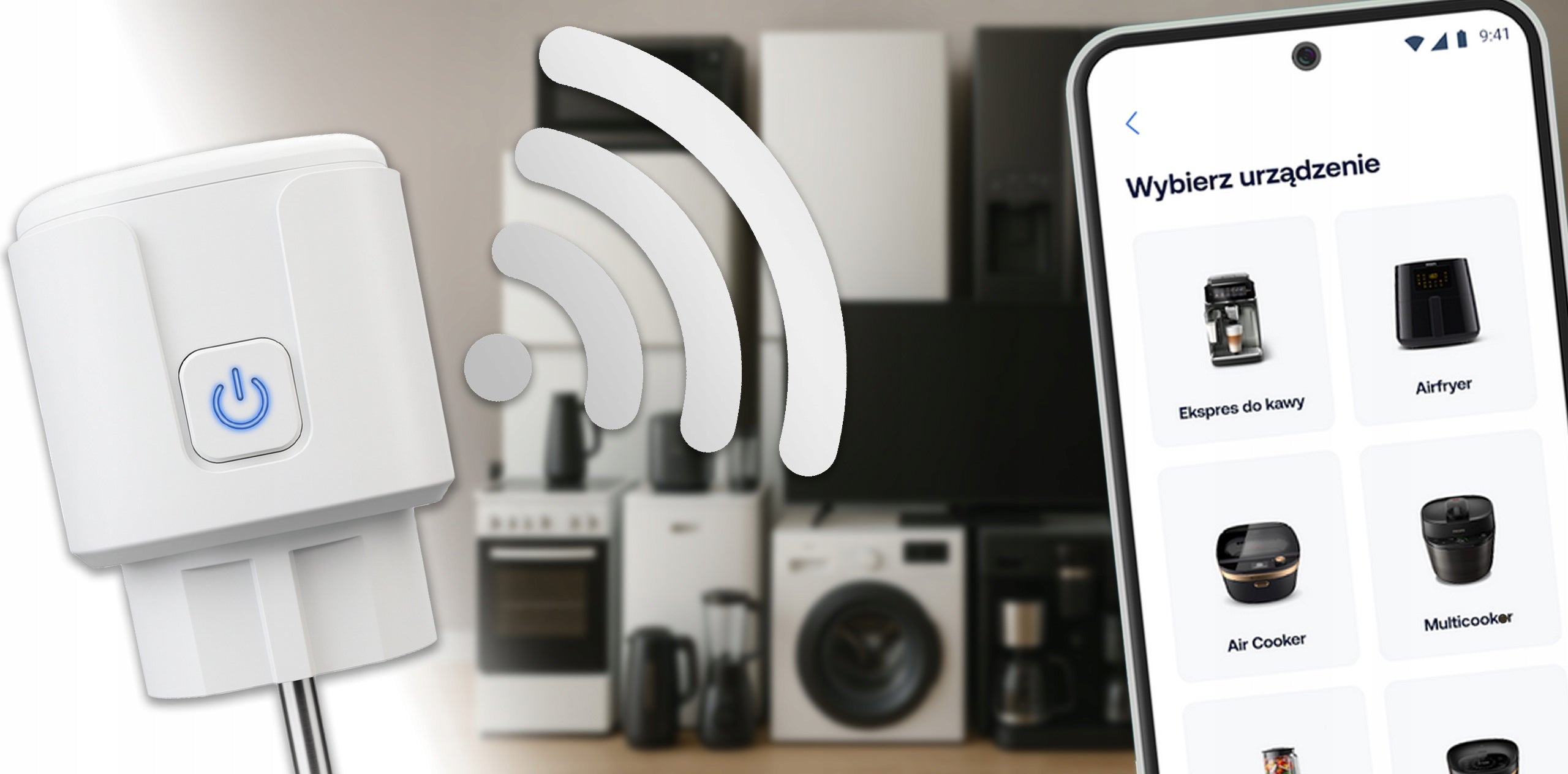Smart WiFi Контакт Tuya 16A 3600W Ватметър Таймер Alexa
