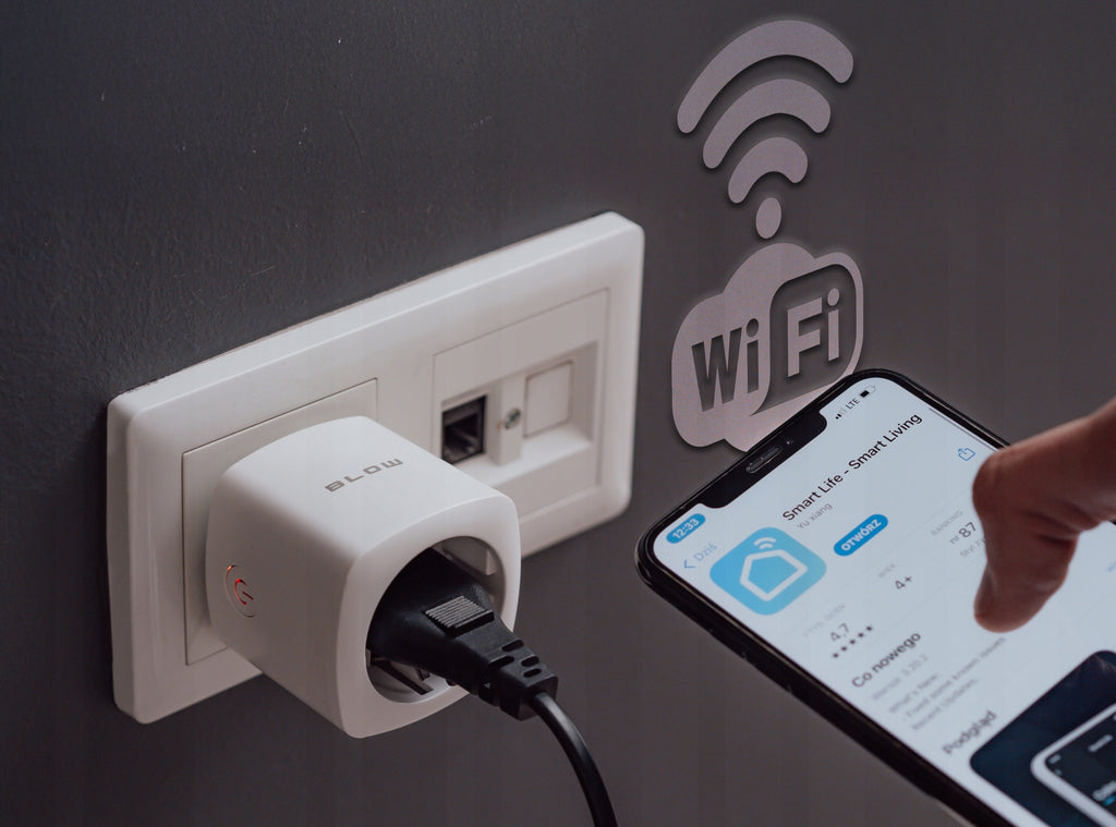 Smart WiFi Контакт Tuya 16A 3600W Ватметър Таймер Alexa