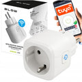 Smart WiFi Контакт Tuya 16A 3600W Ватметър Таймер Alexa