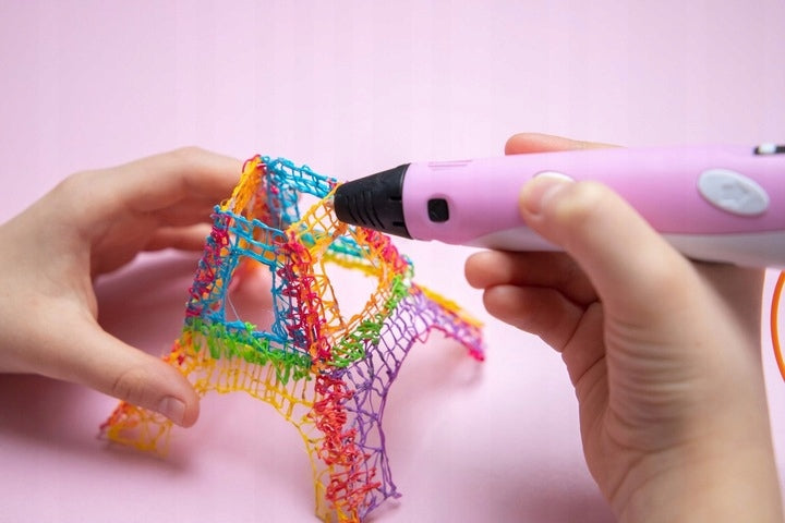 3D Писалка за Деца с 110м PLA Пълнители и LCD Дисплей