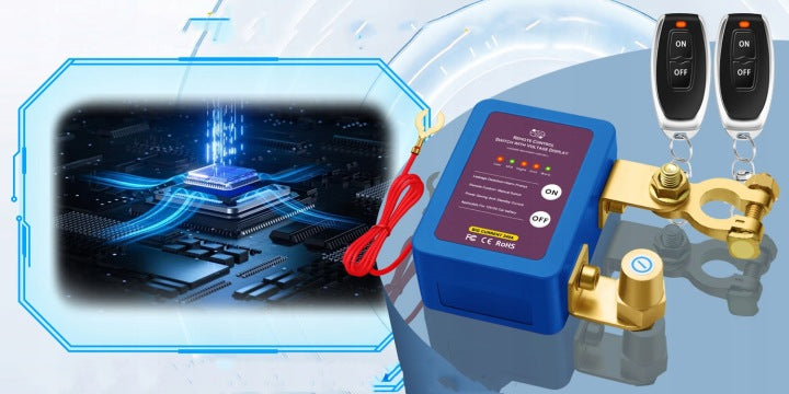 Автоматичен прекъсвач за акумулатор с дистанционно 12V 240A