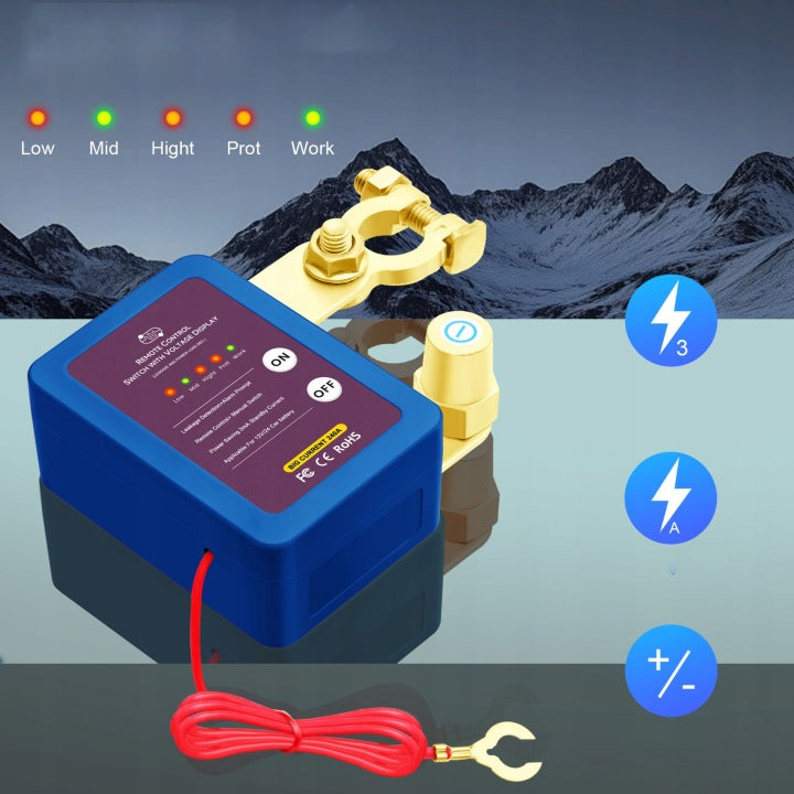 Автоматичен прекъсвач за акумулатор с дистанционно 12V 240A